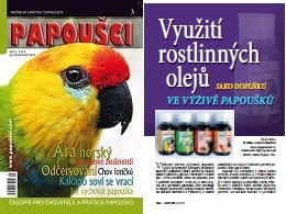 Využití rostlinných olejů jako doplňků ve výživě papoušků